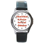 A horse Round Metal Watch