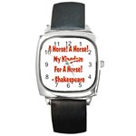 A horse Square Metal Watch