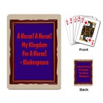A horse Playing Cards Single Design