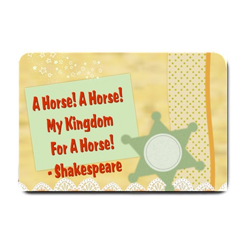 A horse Small Doormat from ArtsNow.com 24 x16  Door Mat