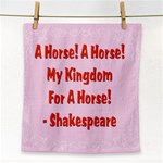 A horse Face Towel