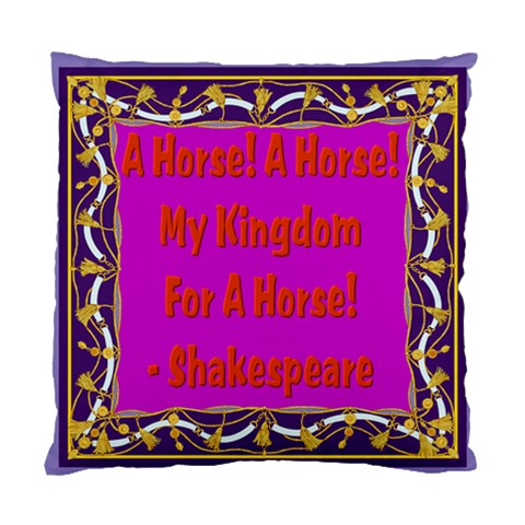 A horse Cushion Case (Two Sides) from ArtsNow.com Front