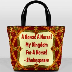 A horse Bucket Bag from ArtsNow.com Back