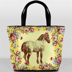 Vintage horse 3 Bucket Bag from ArtsNow.com Front