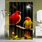 Bright Hum Shower Curtain 48  x 72  (Small) 