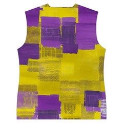 Plaid Purple And 02f5b (1) Women s Button Up Vest from ArtsNow.com Back