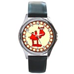 Camel Round Metal Watch