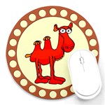 Camel Round Mousepad