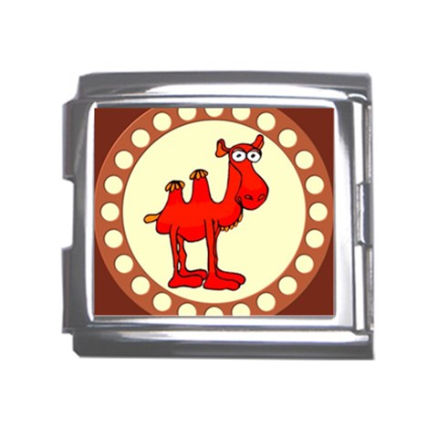Camel Mega Link Italian Charm (18mm) from ArtsNow.com Front