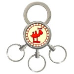 Camel 3-Ring Key Chain