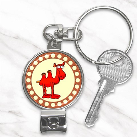 Camel Nail Clippers Key Chain from ArtsNow.com Front