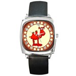 Camel Square Metal Watch