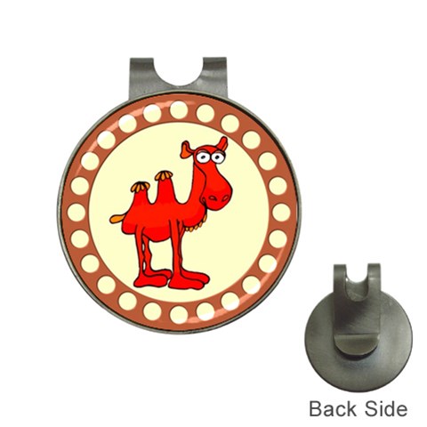 Camel Golf Ball Marker Hat Clip from ArtsNow.com Front
