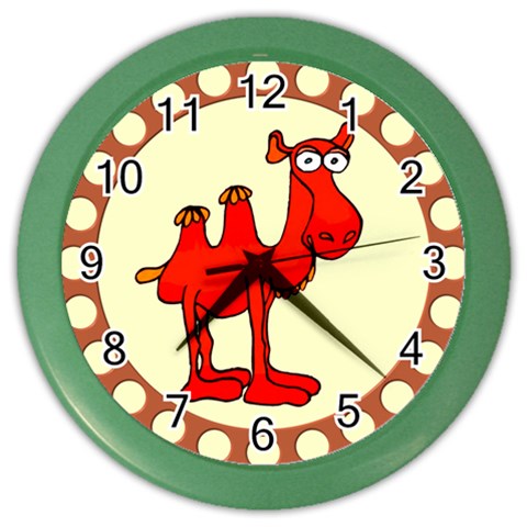 Camel Color Wall Clock from ArtsNow.com Front