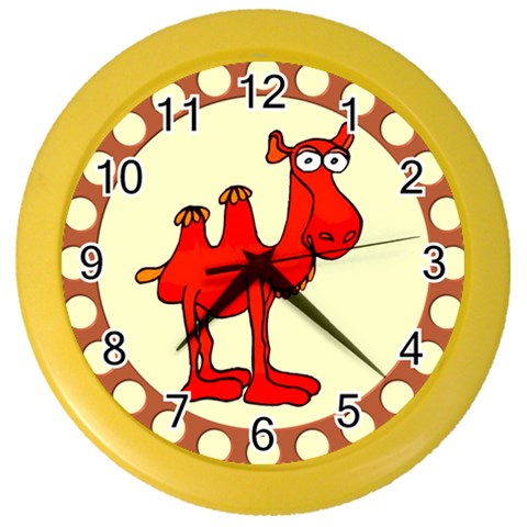 Camel Color Wall Clock from ArtsNow.com Front