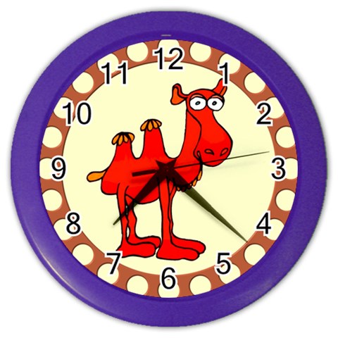 Camel Color Wall Clock from ArtsNow.com Front