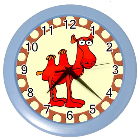 Camel Color Wall Clock from ArtsNow.com Front