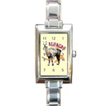 Alpaca Rectangular Italian Charm Watch