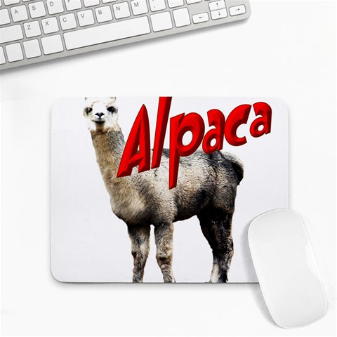 Alpaca Small Mousepad from ArtsNow.com Front