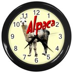 Alpaca Wall Clock (Black)