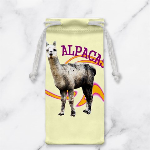 Alpaca Jewelry Bag from ArtsNow.com Front