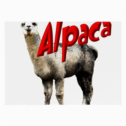 Alpaca Glasses Cloth (Large) from ArtsNow.com Front