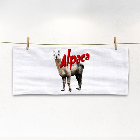 Alpaca Hand Towel from ArtsNow.com Front