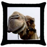 Camel head Throw Pillow Case (Black)