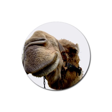 Camel head Rubber Coaster (Round) from ArtsNow.com Front