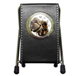Camel head Pen Holder Desk Clock