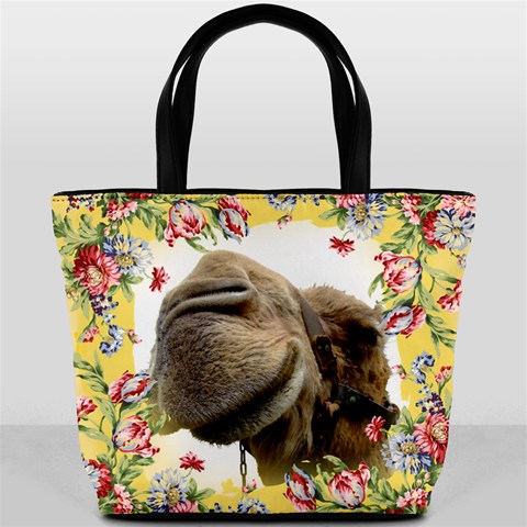 Camel head Bucket Bag from ArtsNow.com Front