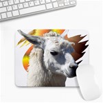 Llama head Small Mousepad