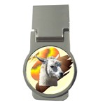 Llama head Money Clip (Round)