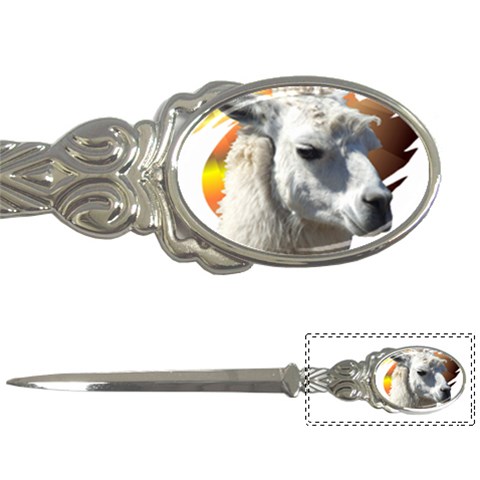 Llama head Letter Opener from ArtsNow.com Front