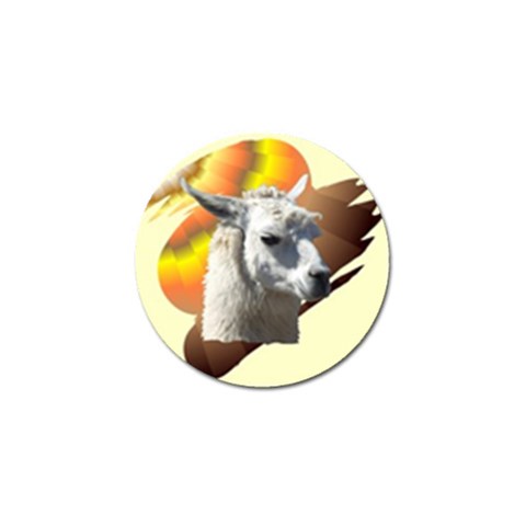 Llama head Golf Ball Marker (10 pack) from ArtsNow.com Front