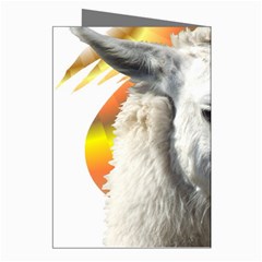 Llama head Greeting Cards (Pkg of 8) from ArtsNow.com Right