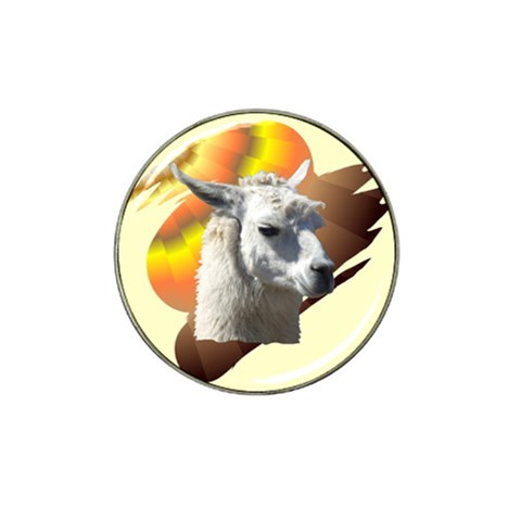 Llama head Hat Clip Ball Marker (10 pack) from ArtsNow.com Front