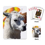 Llama head Playing Cards Single Design
