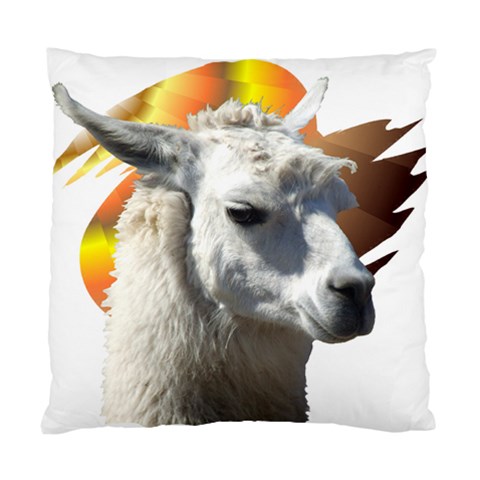 Llama head Cushion Case (Two Sides) from ArtsNow.com Front
