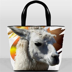 Llama head Bucket Bag from ArtsNow.com Back