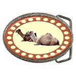 Sitting camels Belt Buckle