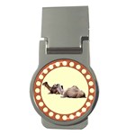 Sitting camels Money Clip (Round)