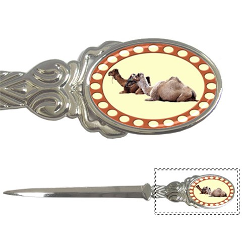 Sitting camels Letter Opener from ArtsNow.com Front