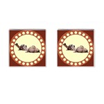 Sitting camels Cufflinks (Square)