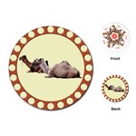 Sitting camels Playing Cards (Round)