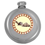 Sitting camels Hip Flask (5 oz)