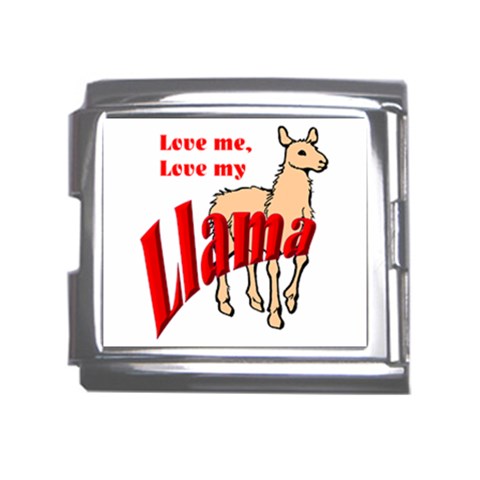 Love my llama Mega Link Italian Charm (18mm) from ArtsNow.com Front