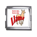 Love my llama Mega Link Italian Charm (18mm)