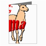 Love my llama Greeting Cards (Pkg of 8)