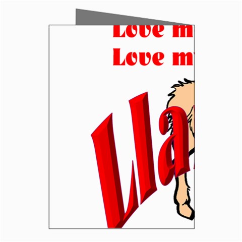 Love my llama Greeting Cards (Pkg of 8) from ArtsNow.com Right